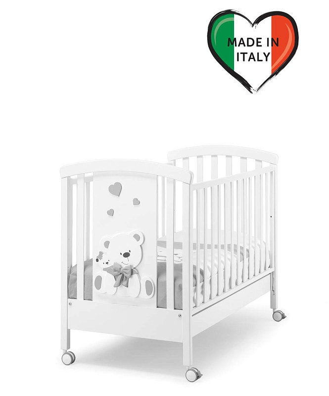 Детская кровать Erbesi Tato белыйсерый4