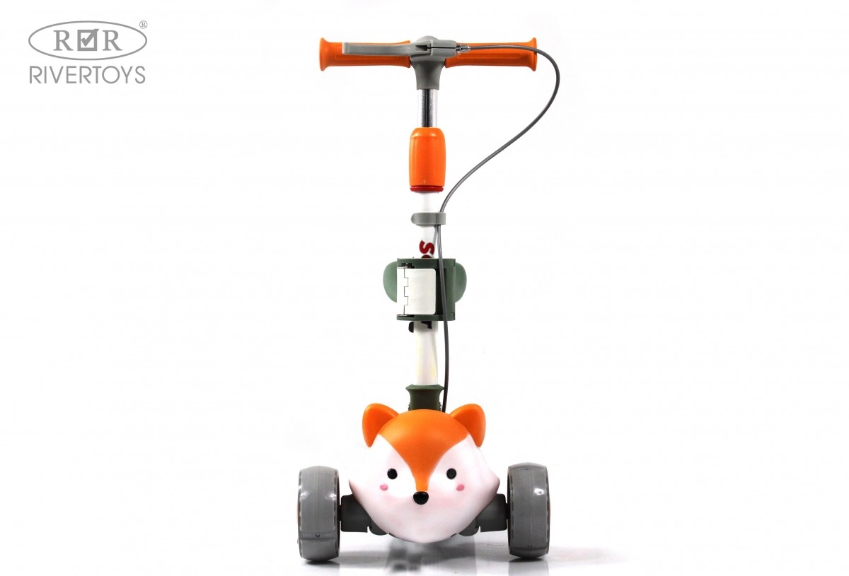 Детский самокат RiverToys HB-T-66 оранжевый oskkwz95ffya28lakv1zckfosy5tgew0