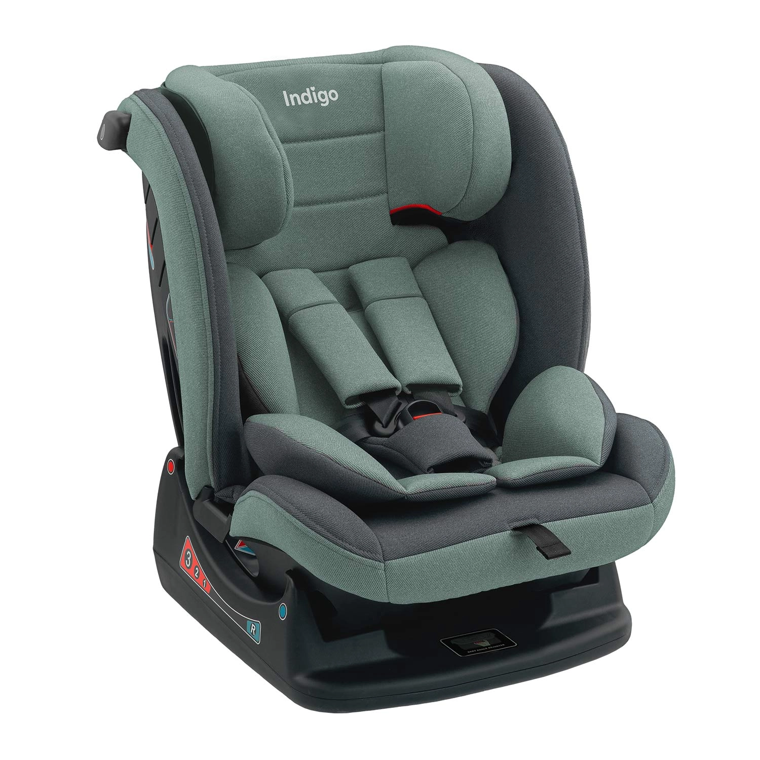 Автокресло Indigo REFLEX, AY913 Зеленый-серый 108133016-avtokreslo-indigo-reflex-ay913-zelenii-serii