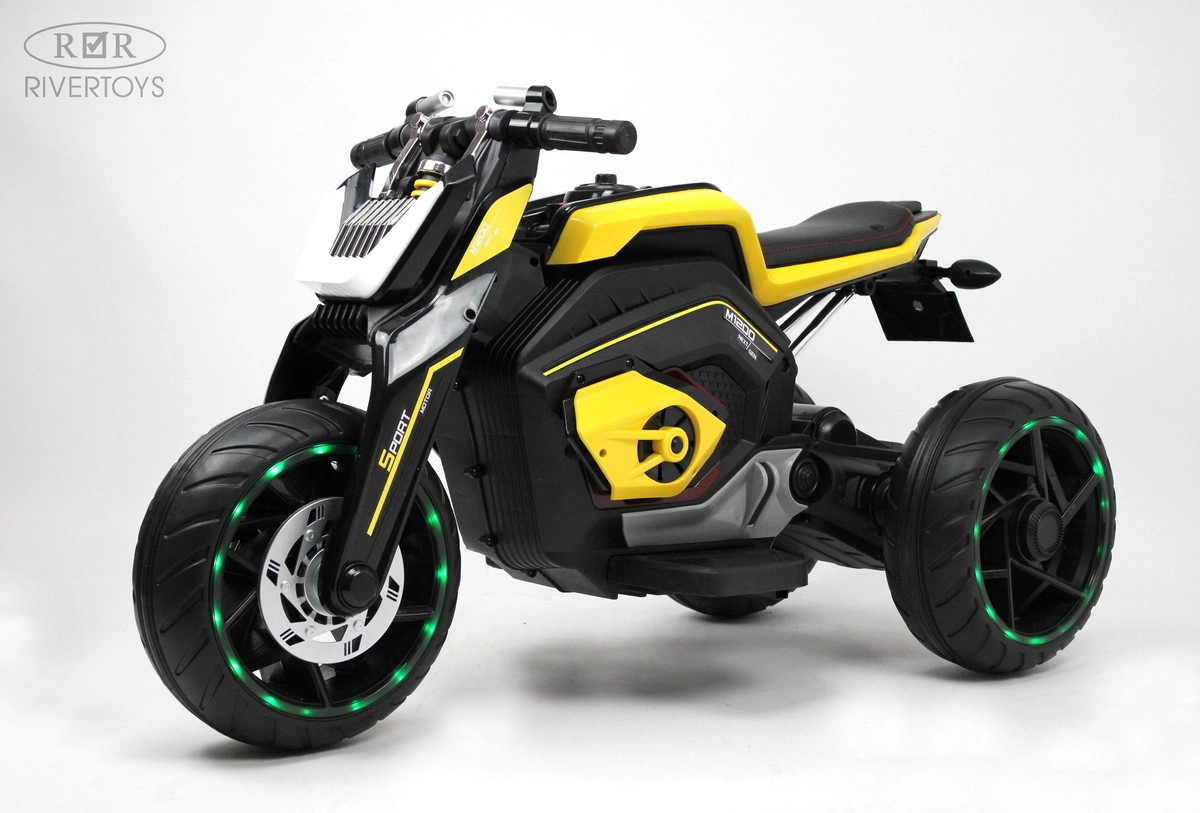 Детский трицикл RiverToys X222XX желтый gr9nyylcledljw5jxgm2irr8ebyeqi7p