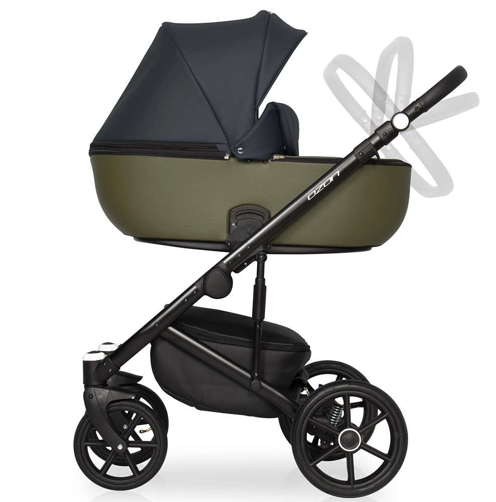 Коляска 2 в 1 RIKO BASIC OZON 02 черно-зеленый zrsnoz18qsacspjuzqx4eu957kg9a0d2