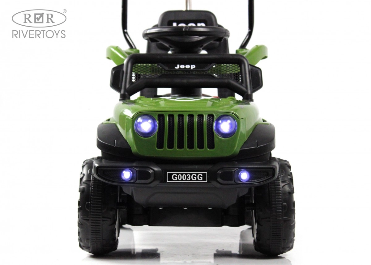 Детский электромобиль RiverToys G003GG зеленая f9mial2cgn5o0pesosjhiyccyb6901hf
