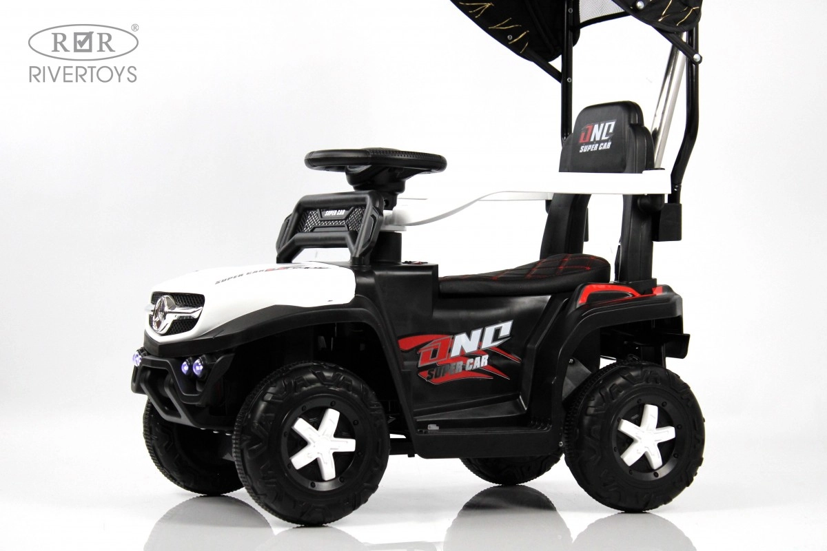 Детский электромобиль RiverToys G005GG белый i1j1orvoxh75r0a8g395bk87ot0dxujq