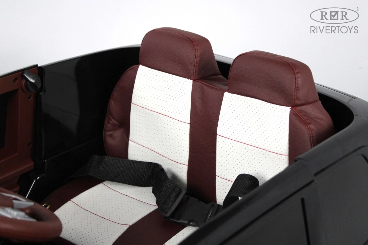 Детский электромобиль RiverToys K111PX черный глянец ztqjoxuj8udfmb8u0viv234ajkmm77vb