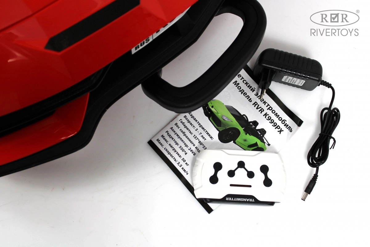 Детский электромобиль RiverToys K999PX красный rujxubuzps8ozlodmhlslzf6110ojk1s