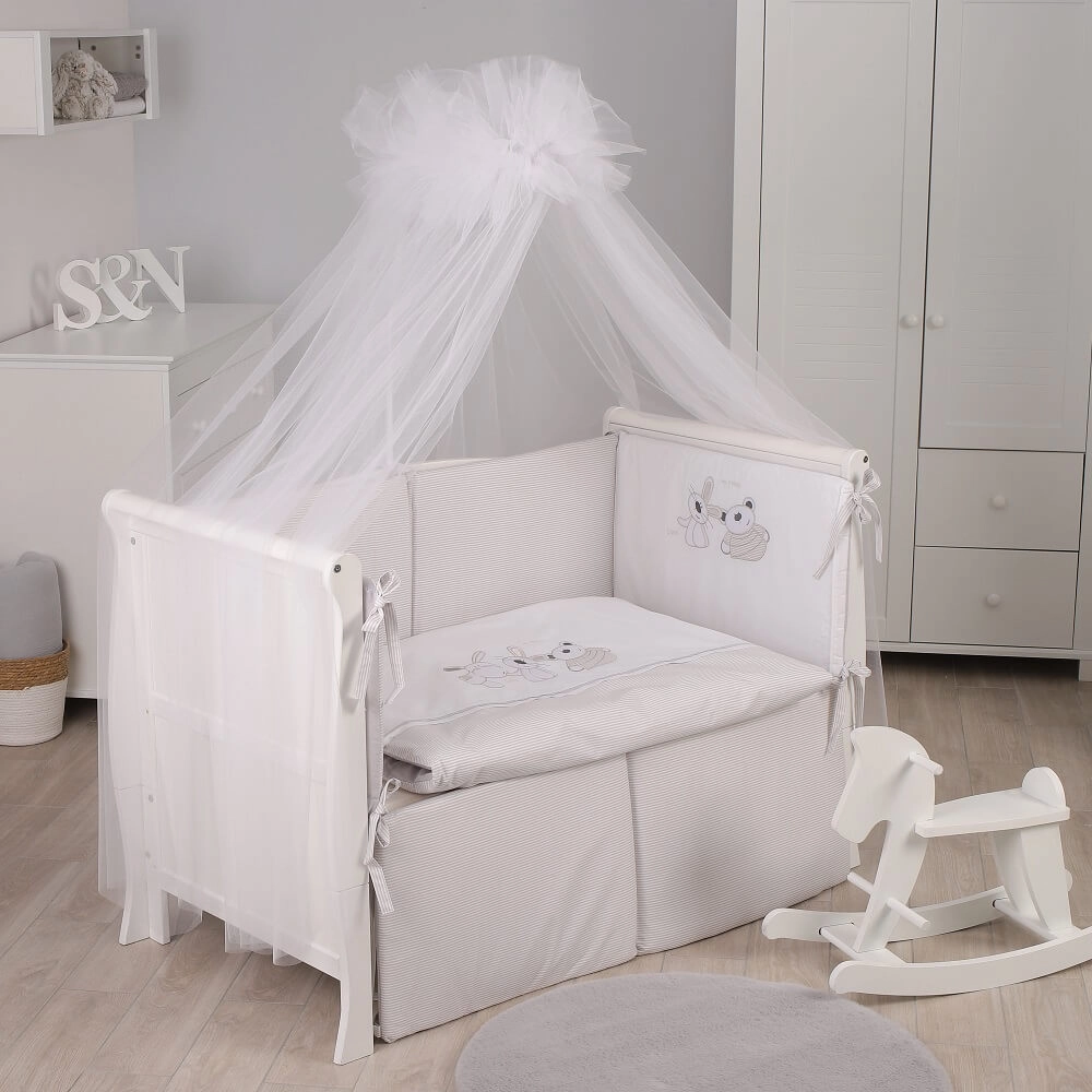 Комплект постельного белья Lepre Animals 6 предметов (125*65) (Серый)