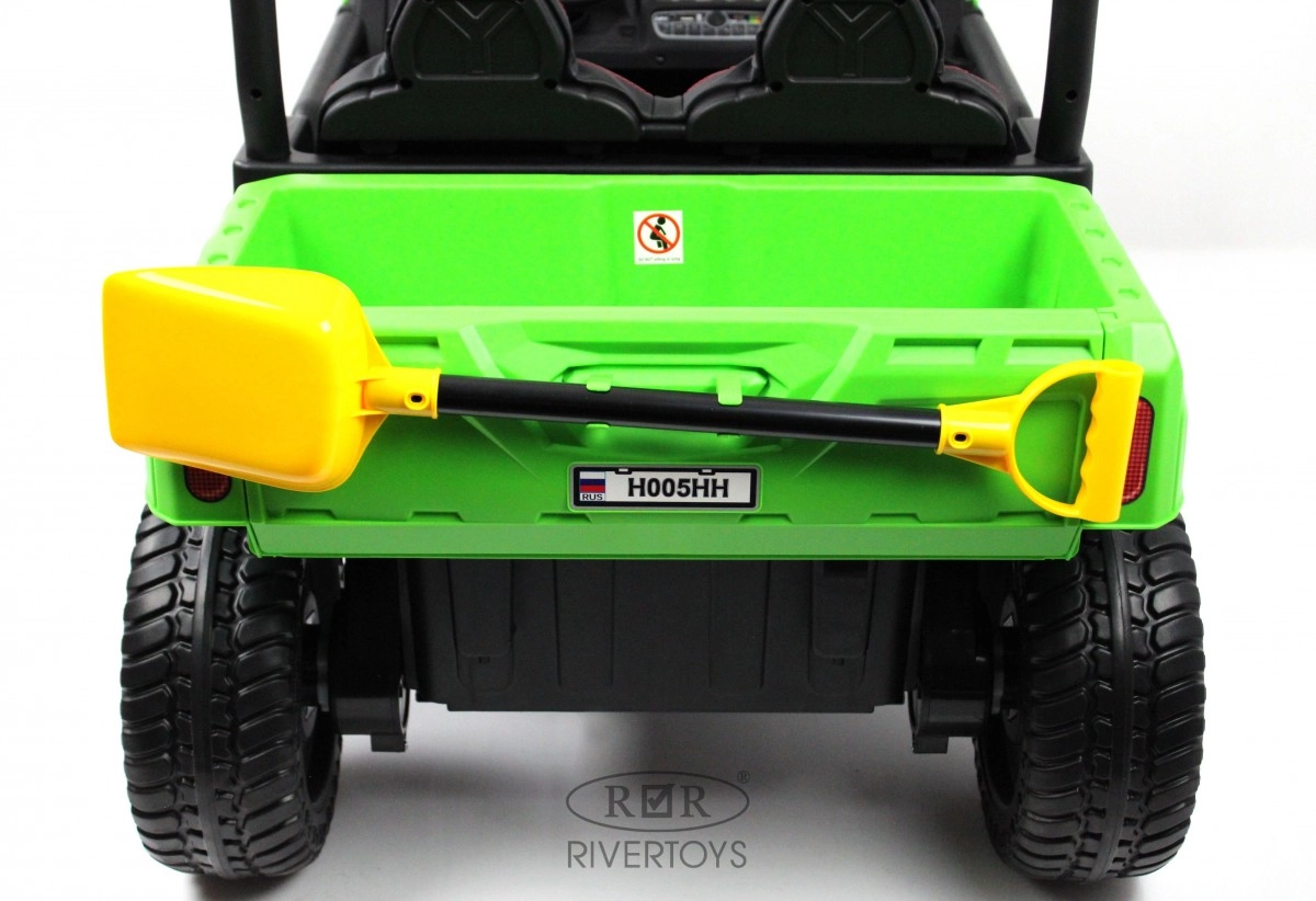 Детский электромобиль RiverToys H005HH зеленый 35infdp37mxftnhv12wne6wcqaqaswda