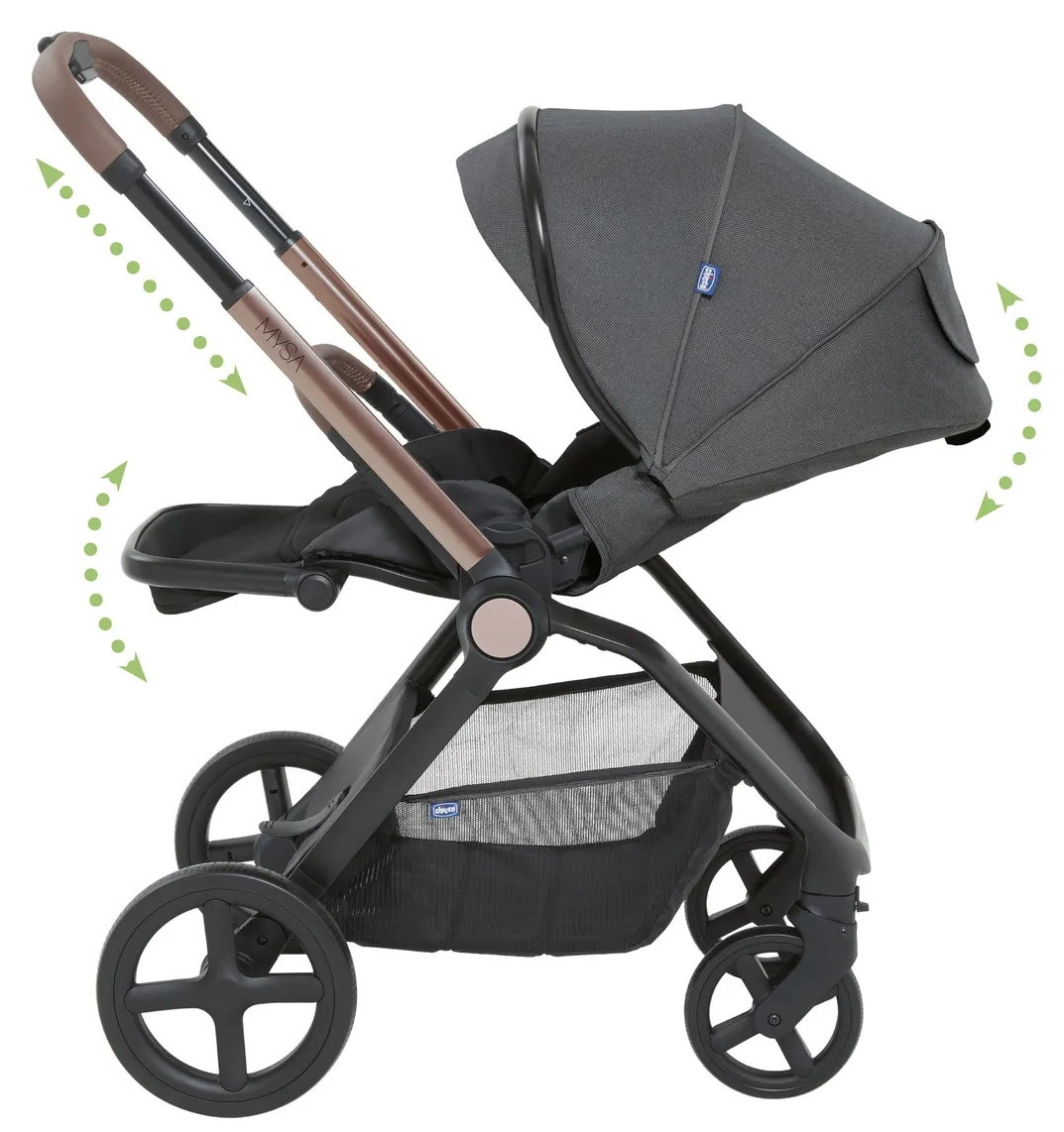 Коляска Chicco Mysa 2 в 1 Black Satin 1a8pivdyyxsnuschup2wvgariegz9p6w