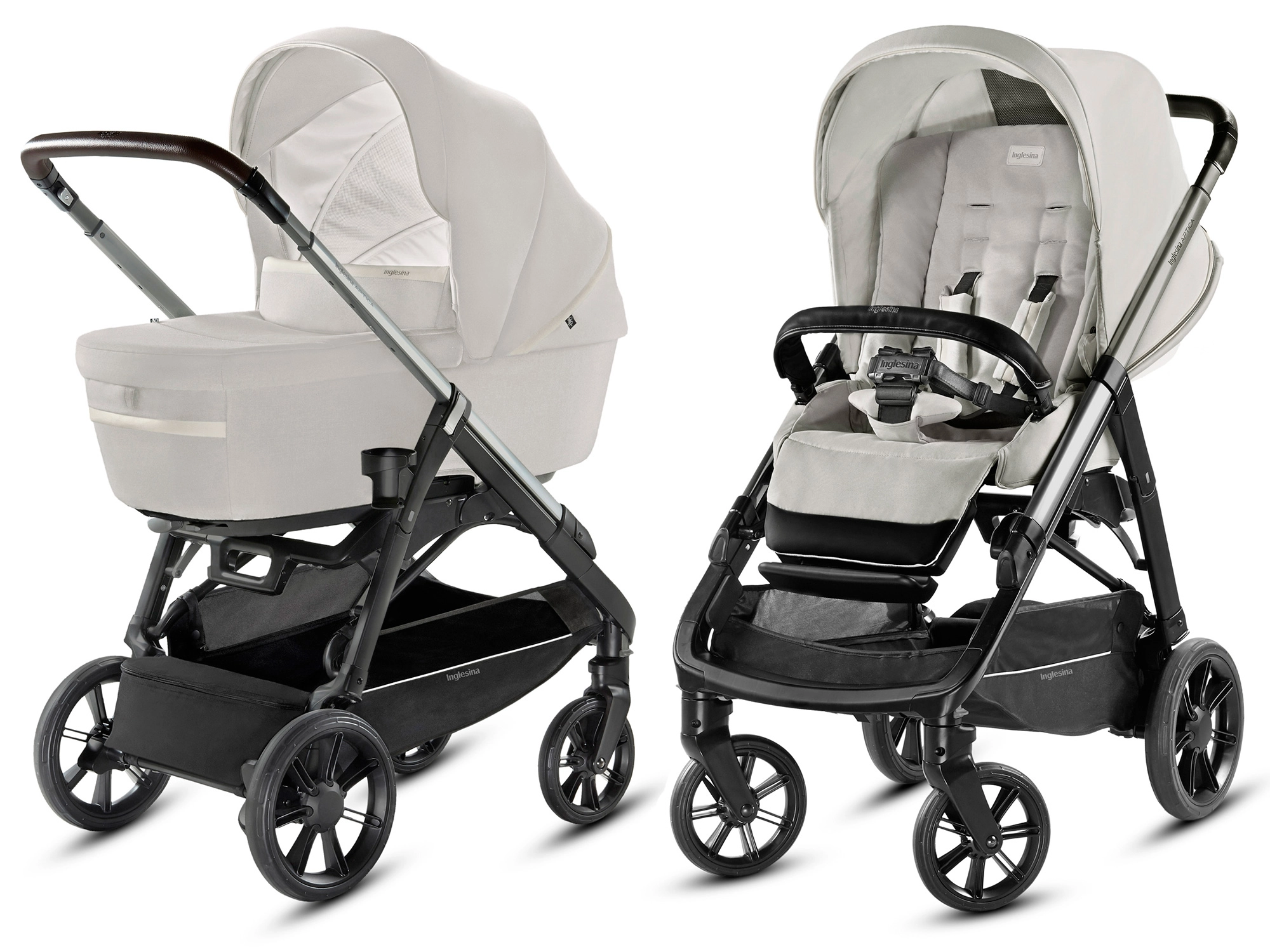 Коляска 2 в 1 Inglesina Aptica System Duo Iceberg Grey/Black Coffee 84c9198e7bc71915b2f40d90c1e5877d