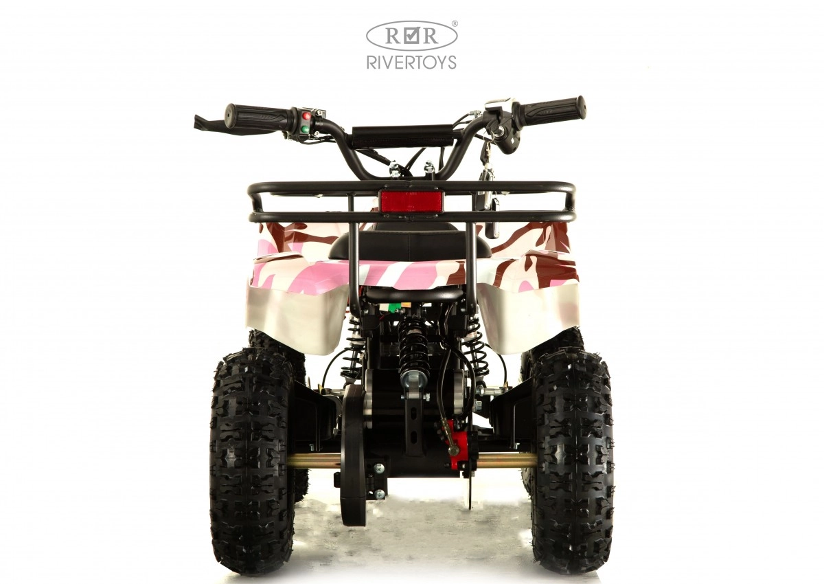 Детский электроквадроцикл RiverToys TIKI розовый камуфляж hy2rlg0sc8h38ue256v109qs44rhh28l
