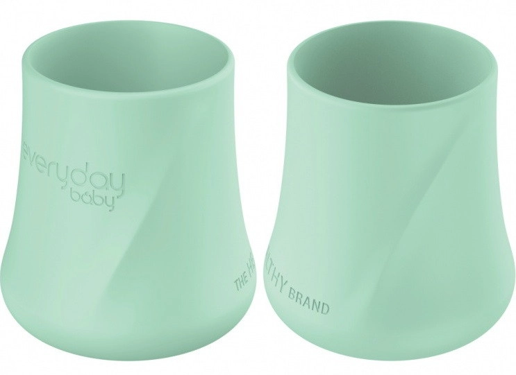 Детская силиконовая чашка Everyday Baby, 2 шт. мятный ui0ui4p9293gy7fgfuoiwxdt5qdajs51