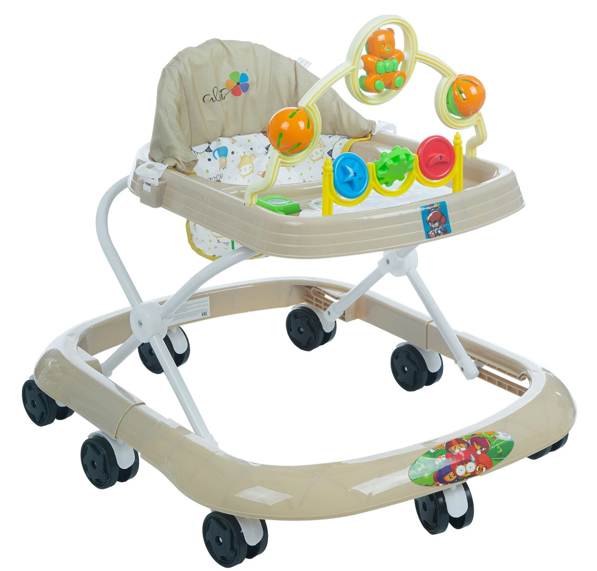 Детские ходунки Alis Мишка бежевый 7zcy84xgyiv7pjokn5gevuovee0nxiec