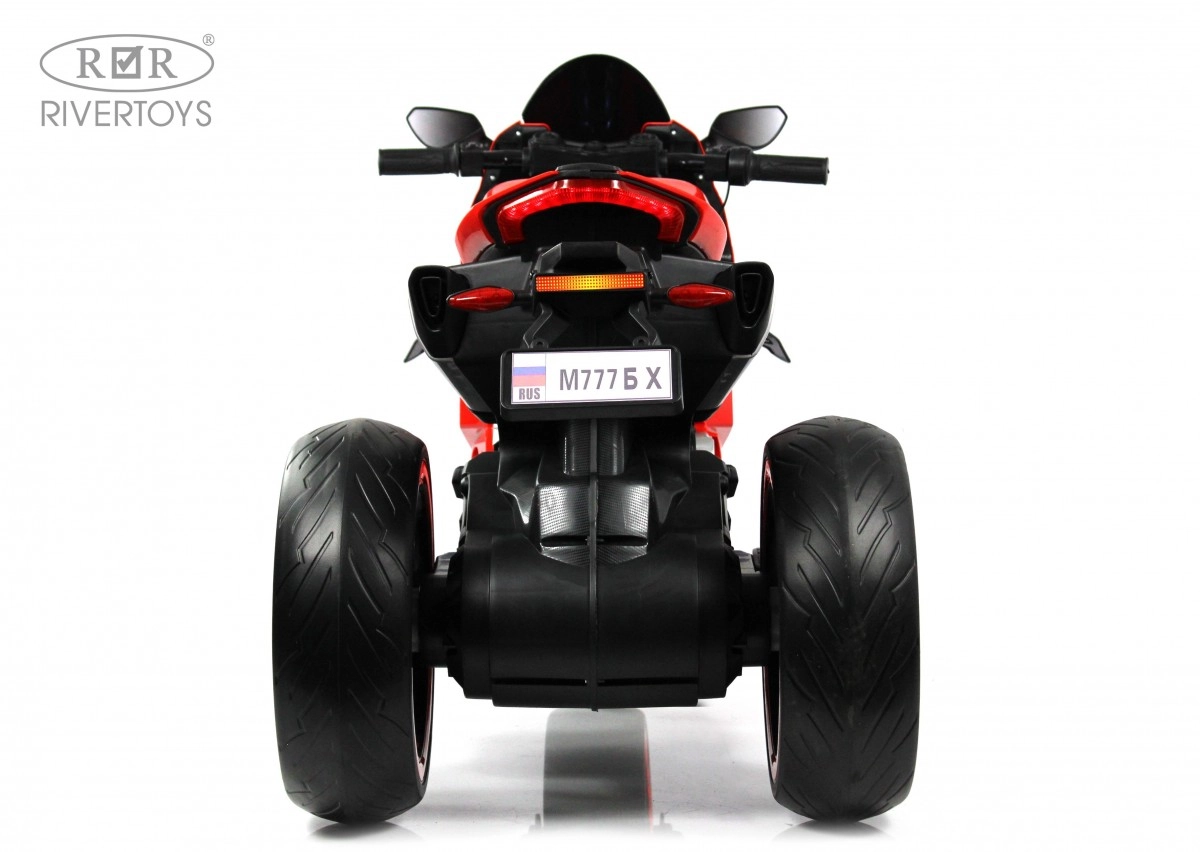 Детский электромотоцикл RiverToys М777БХ красный anorx7d7r54s5rc29gepdv6qbv17v3nk