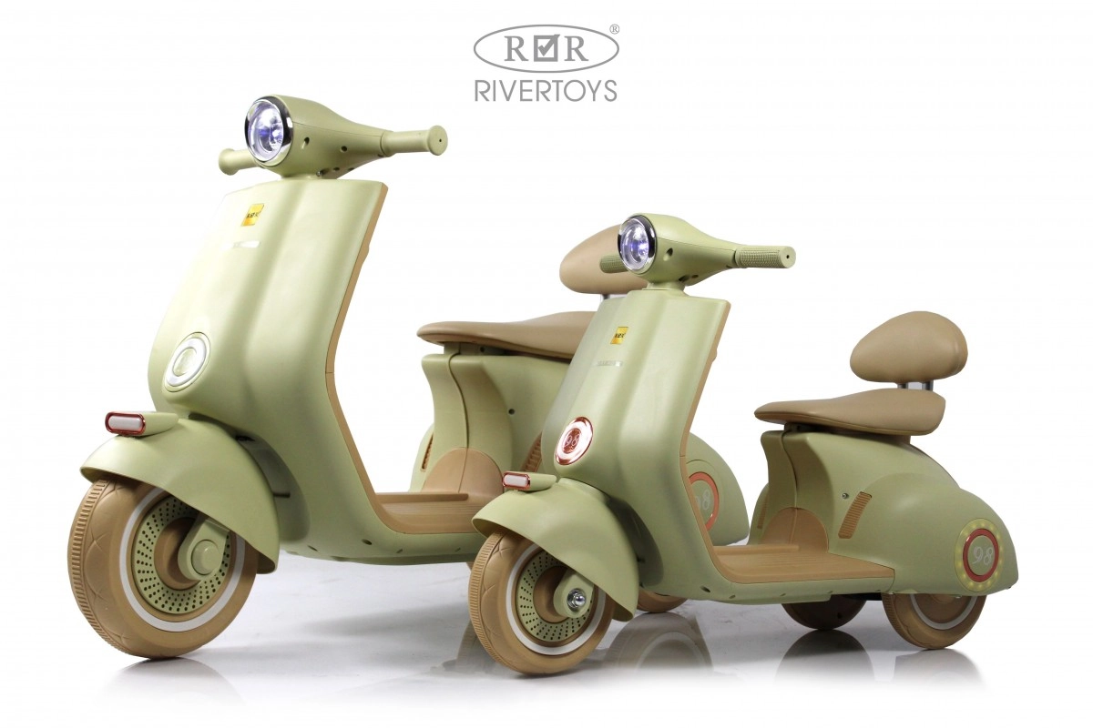 Детский электроскутер RiverToys K777PX-A зеленый aql24ffssz510im3a35usyzwfu7tu2eu
