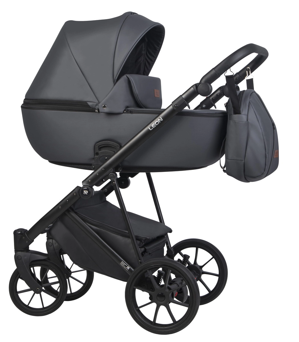 Коляска 2 в 1 RIKO BASIC LEON 03 Grafite (графит) h7bgoi1jw3vnqsf4ij9c9binonxdf457