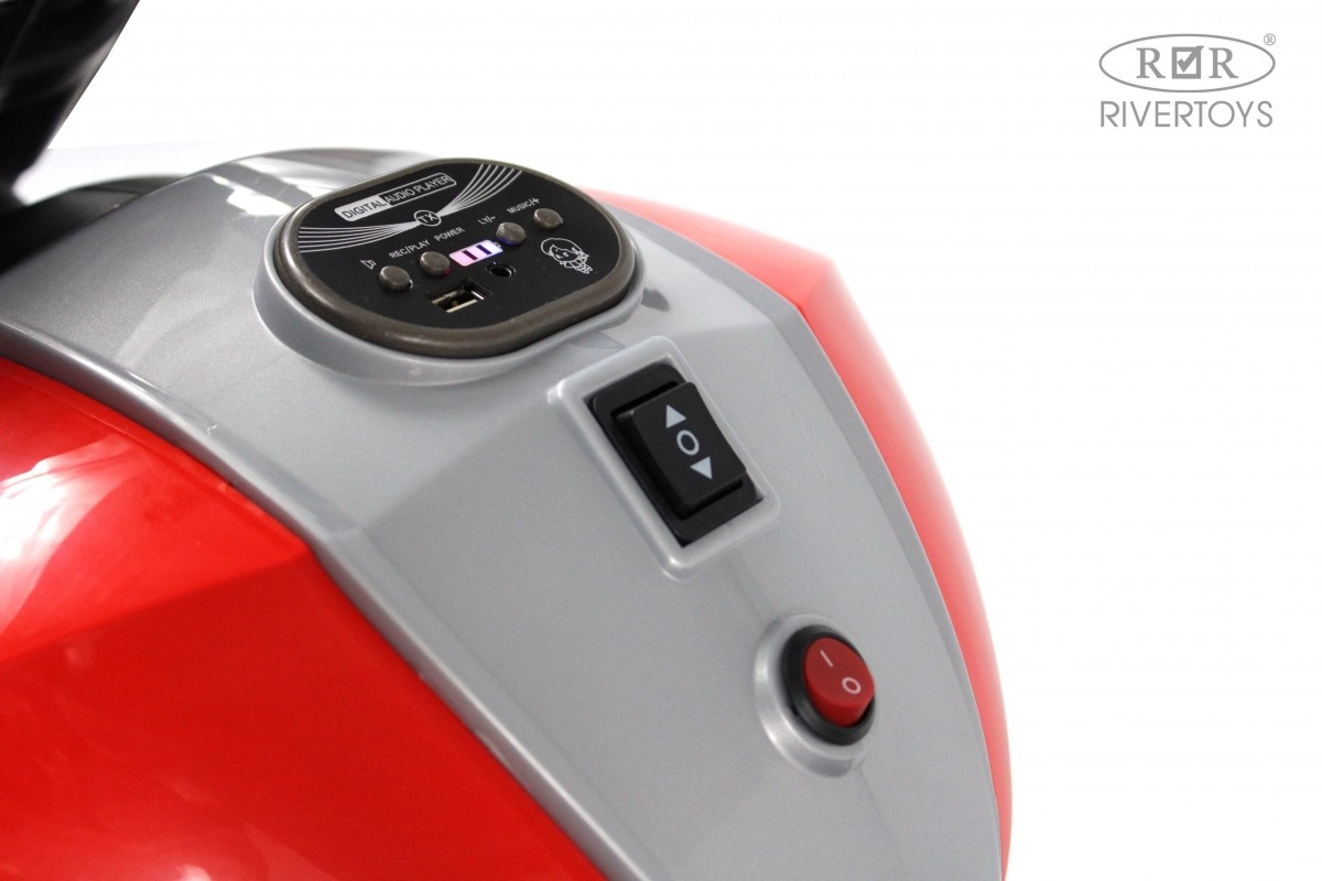 Детский электромотоцикл RiverToys C111MC красный cwgi4h1tl0ec912axmbdbedkqcejoeo5