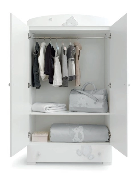 Шкаф двустворчатый Erbesi Tiffany White (белый) 2hzerx7p2z25ppqw7mjw8l1nakl855zz