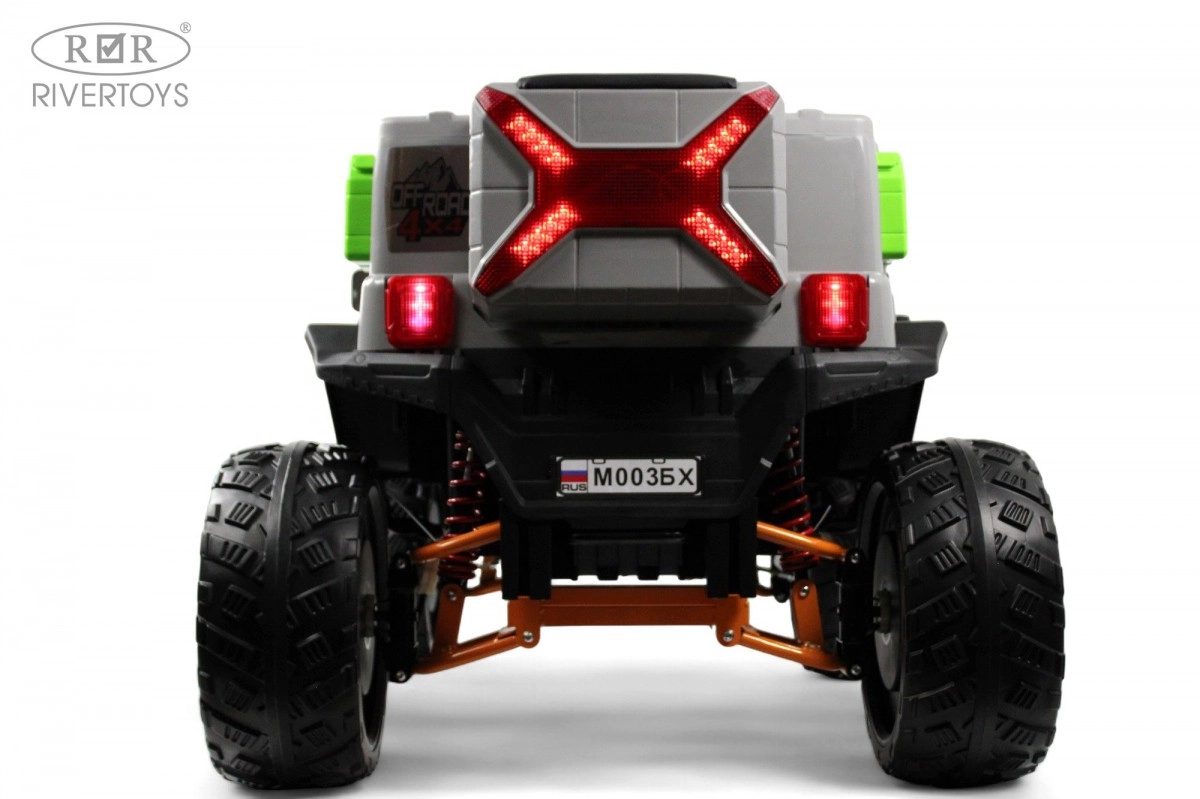 Детский электромобиль RiverToys М003БХ серый hul87q05q9r39mdvxx3huta6qnzhsxsj