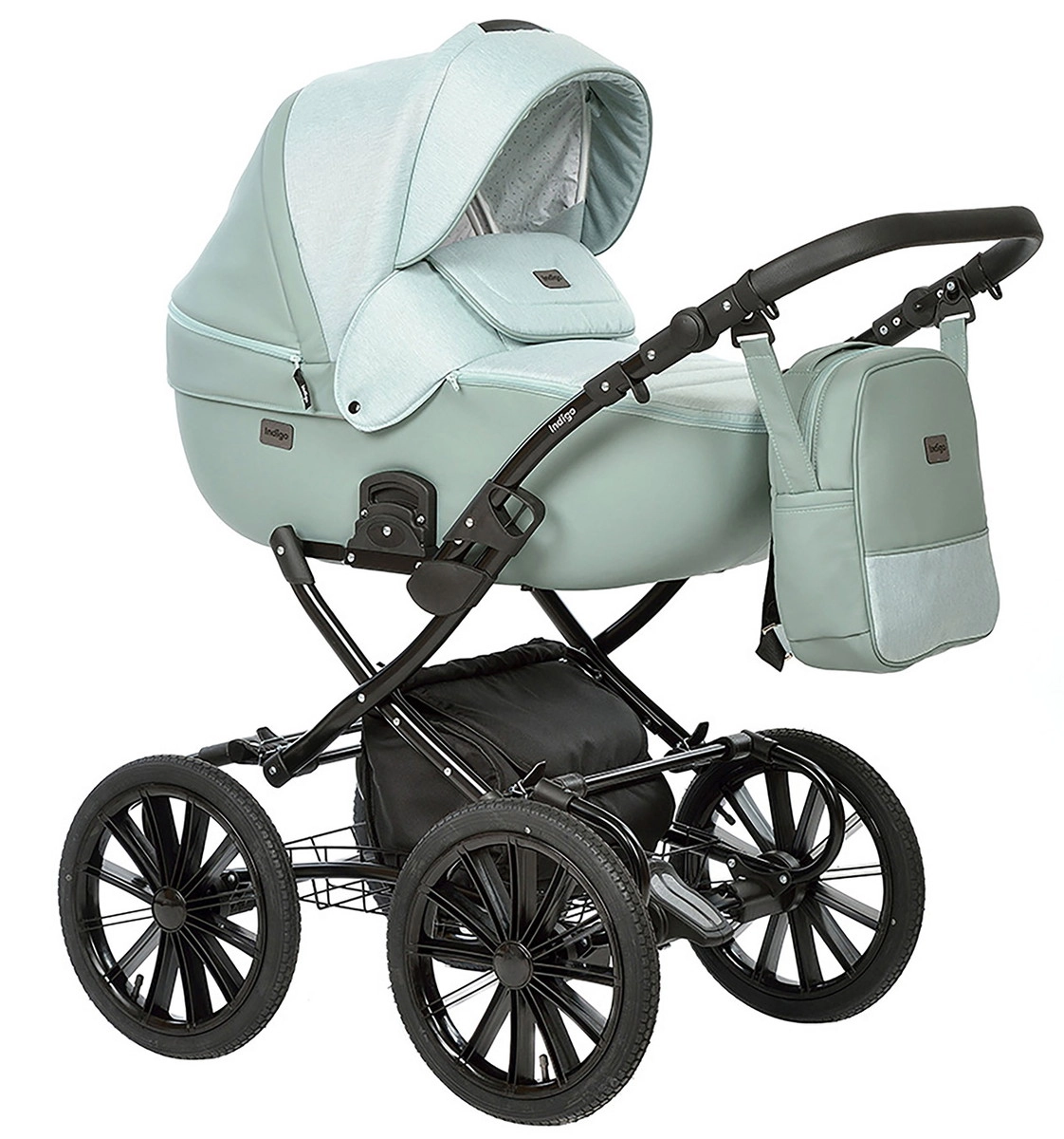 Коляска 2 в 1 Indigo PORTO Classic 14
