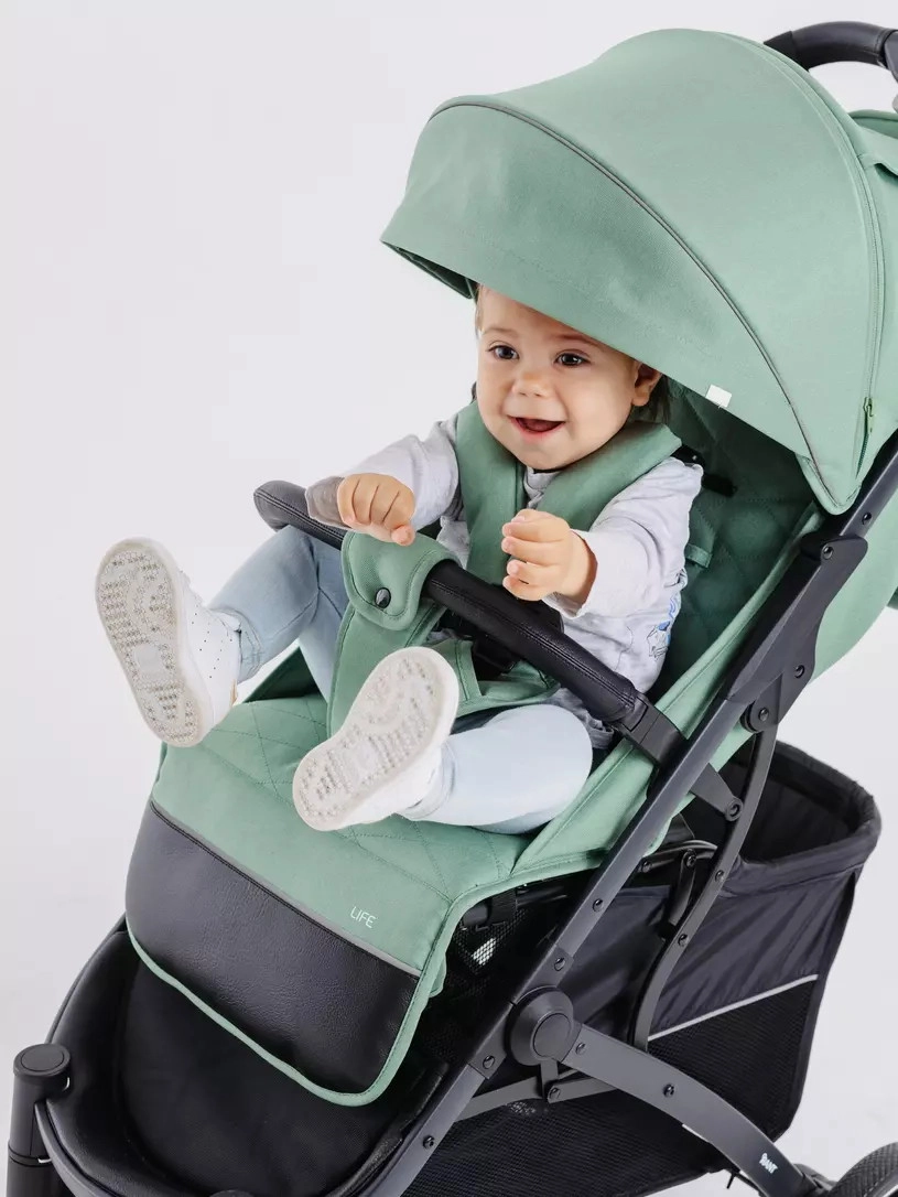 Прогулочная коляска RANT LIFE Green g4pp2cgr2k9fraj24llt0weq5fdk34ev