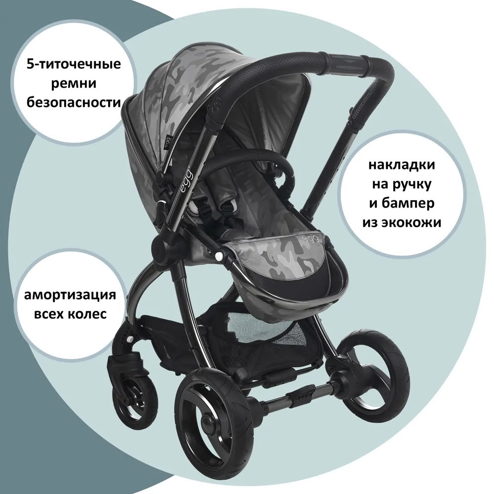 Прогулочная коляска Egg Camo Grey & Anodised Chassis f0t2bja8wsgx8d195kablf0caw1p3z8h