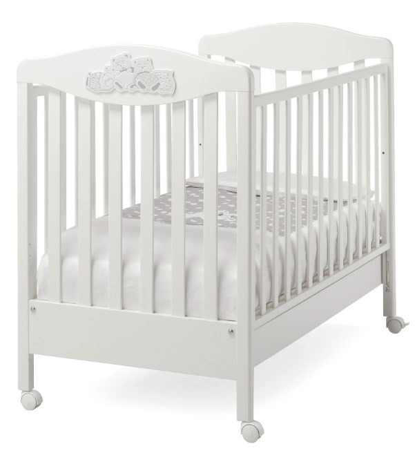 Детская кроватка Erbesi Tippy White (белый) htfh78j043ov17gjxj3j0yejcfrk2gua