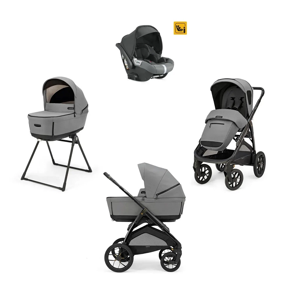 Коляска 3 в 1 Inglesina Aptica XT (DRW I-Size) с подставкой под люльку Stand Up (Canyon Grey)