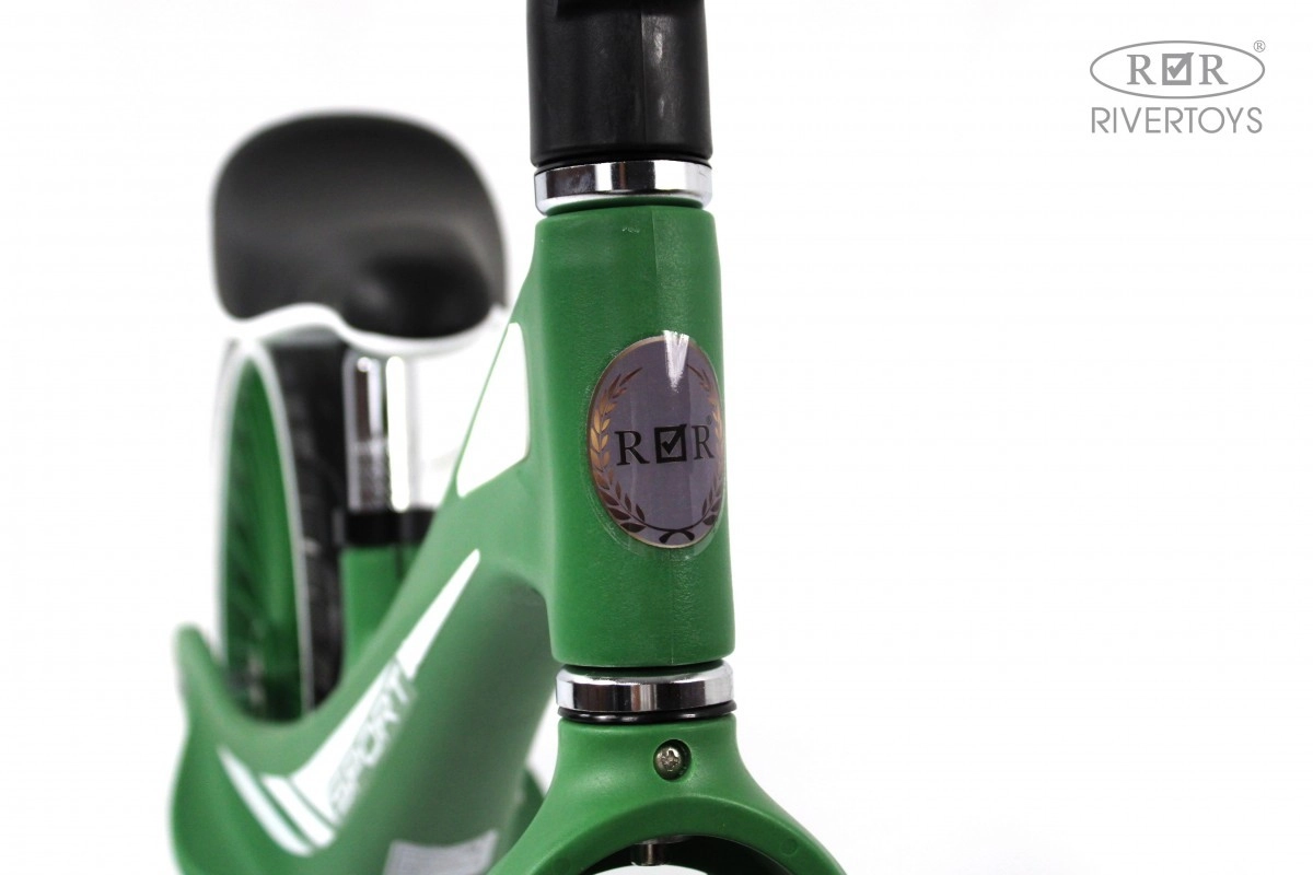 Детский беговел RiverToys HB-007-14 зеленый 2ht11eqzpntgrg8clmut112i9gdfcjs4