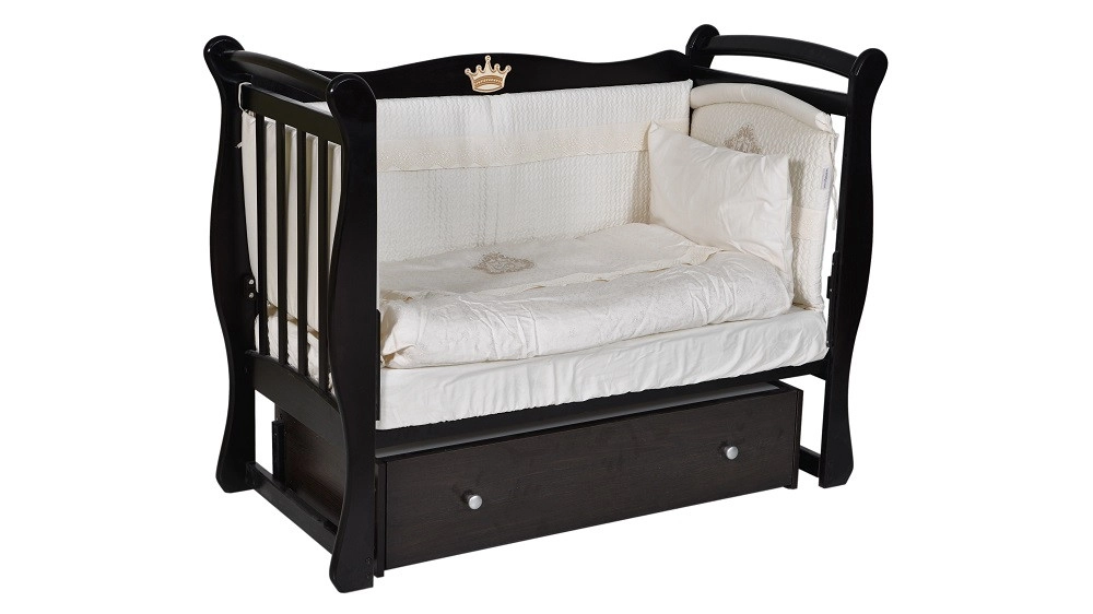 Детская кроватка Oliver Viana Elegance с универсальным маятником и ящиком Слоновая кость 91f74x3v0xjjrpric7hscpet5te9v0df