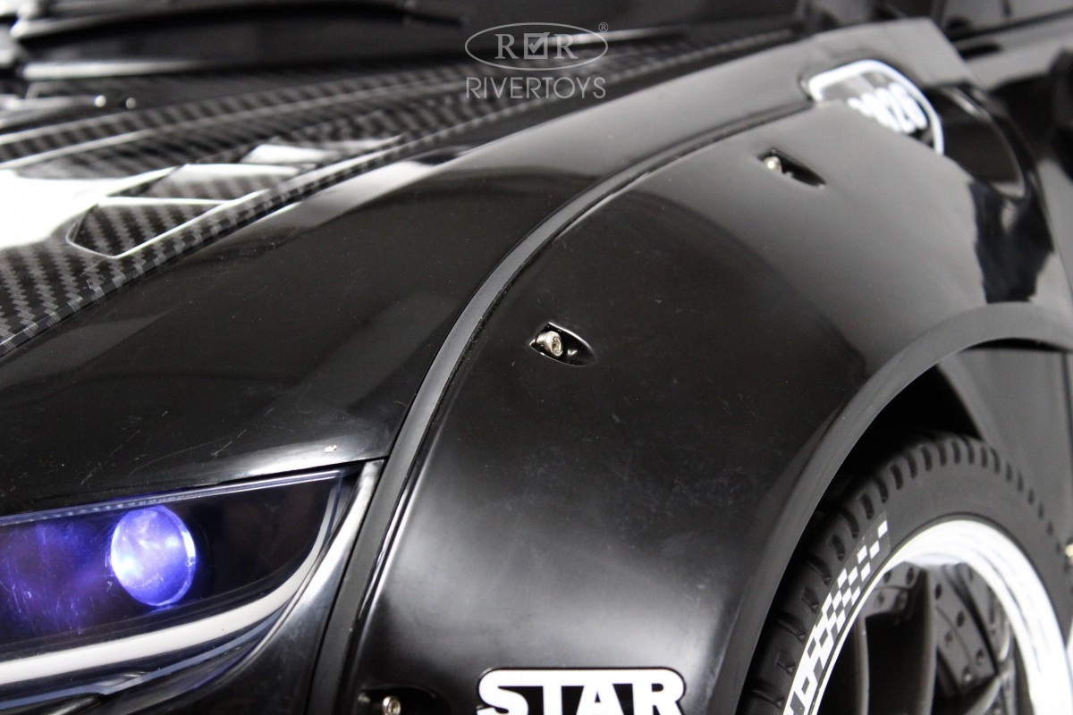 Детский электромобиль RiverToys G007GG черный xh38lxc9z29g0h7bnbap11fq8fglghet