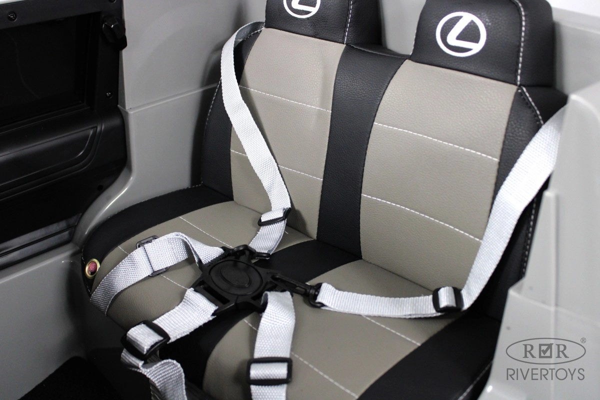 Детский электромобиль RiverToys Lexus 570 E555EE серый 58t65tiitf63st4yygrq2aqw2bg2gwq4