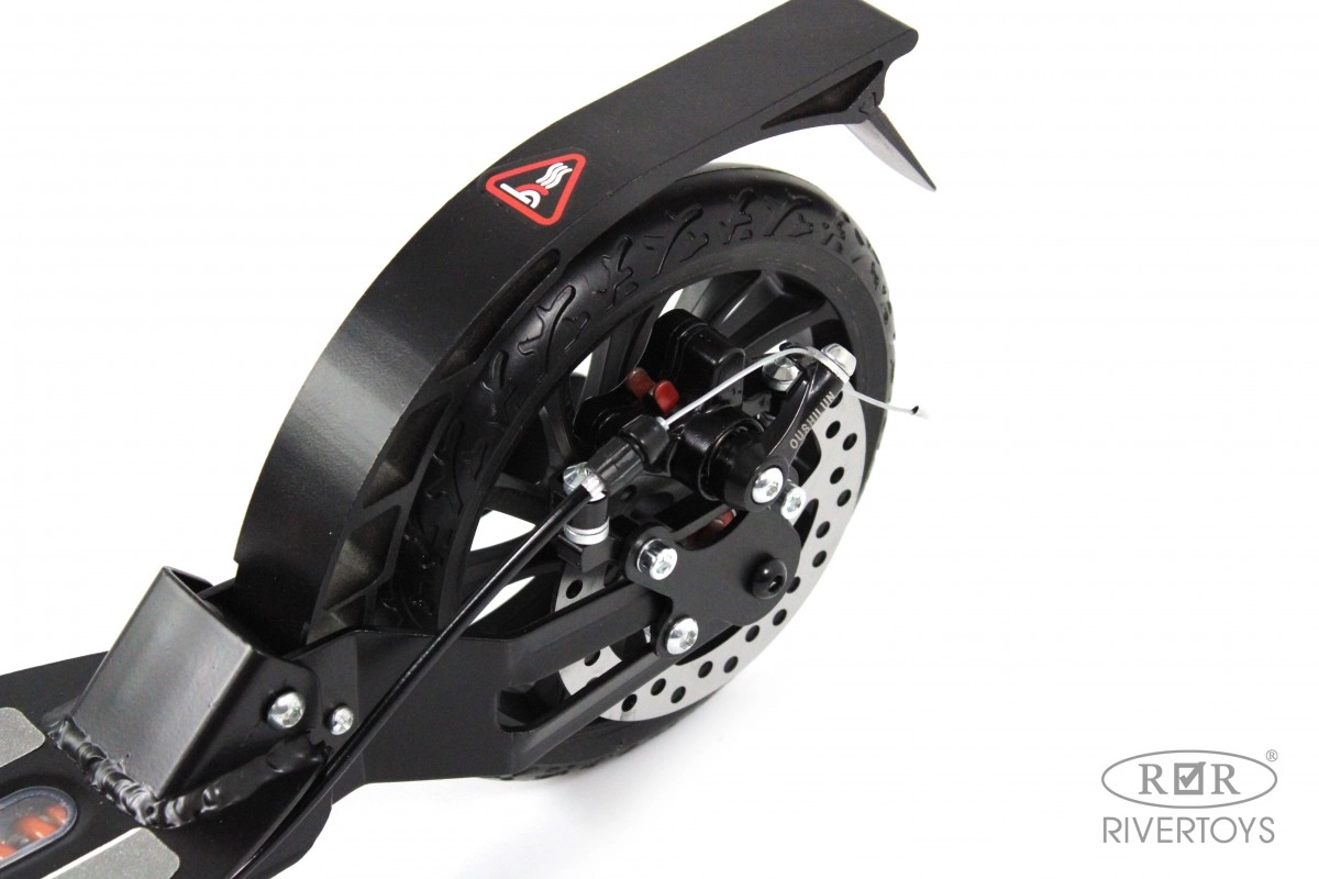Детский самокат RiverToys HB-A7 черный 9517yuukdwqkx2f8coqngl0v1juo2oe5