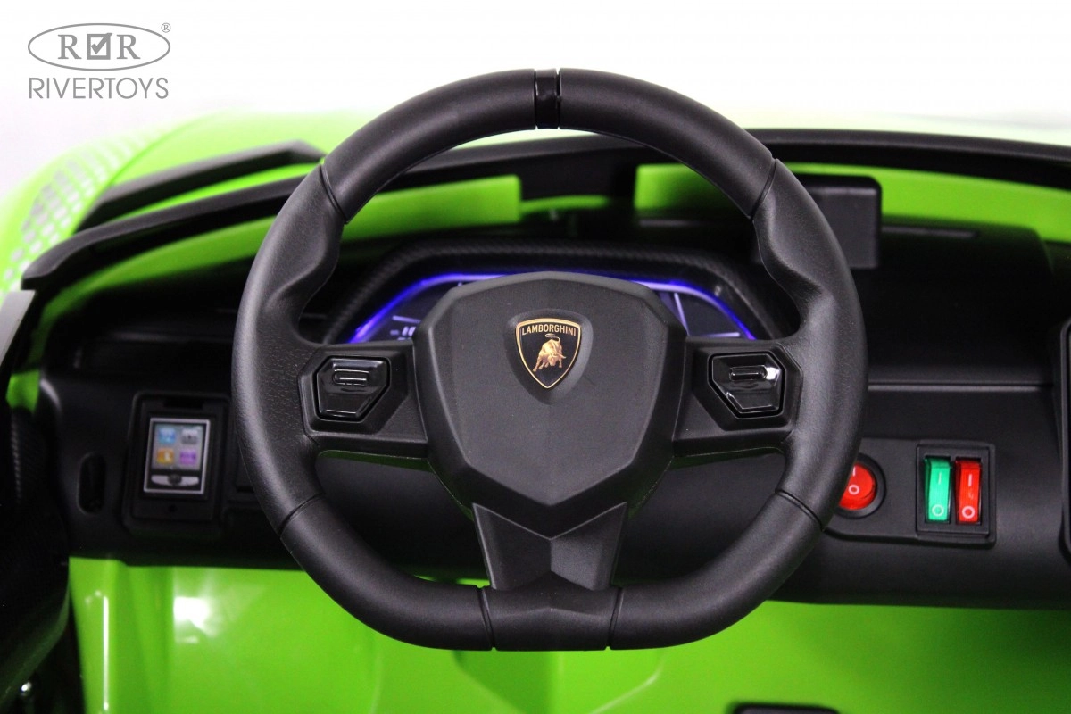 Детский электромобиль RiverToys K999PX зеленый hc3wzxy10qem7plyogwdd9zcnpwvf8t9
