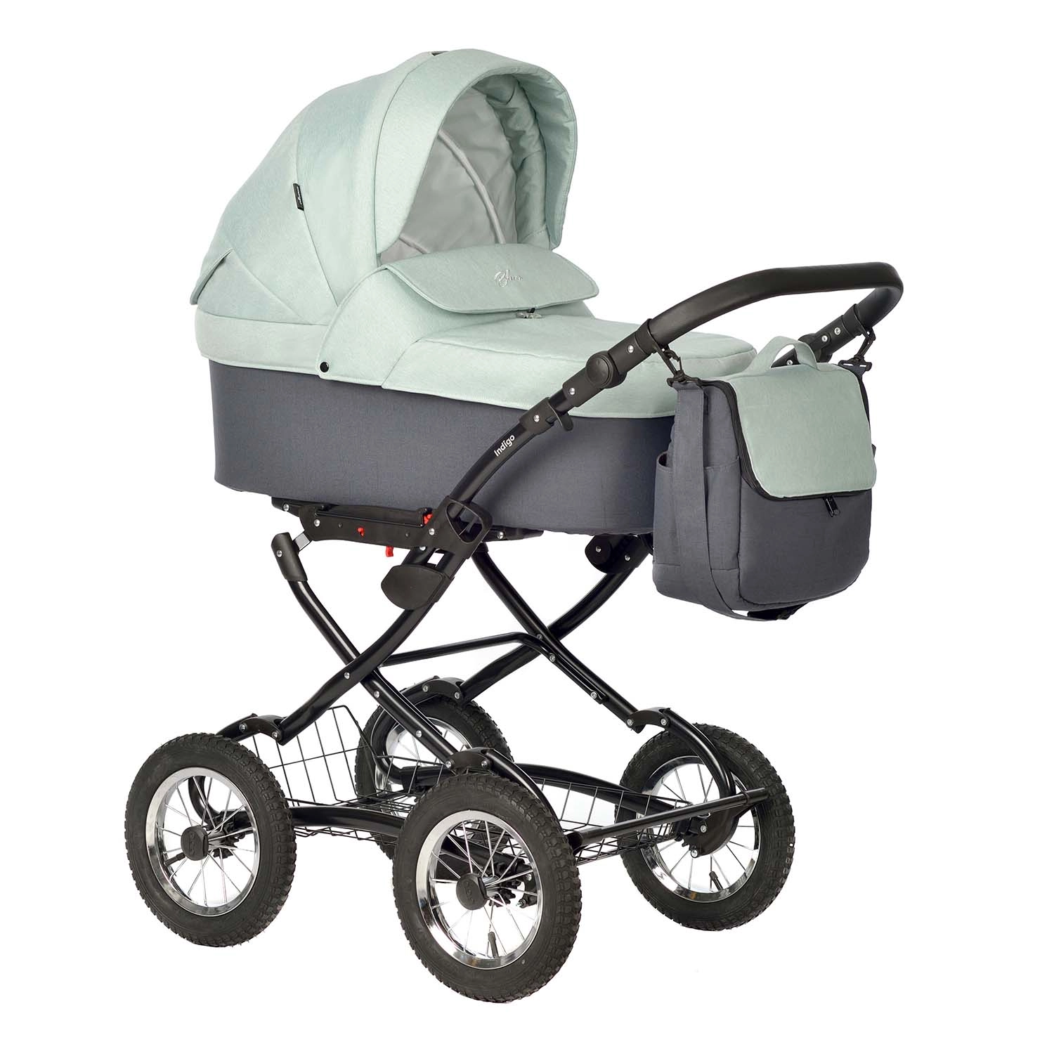 Коляска Indigo BLUES Classic  шалфей e5d5f3f1c7ba063817c73d3db0a195e3