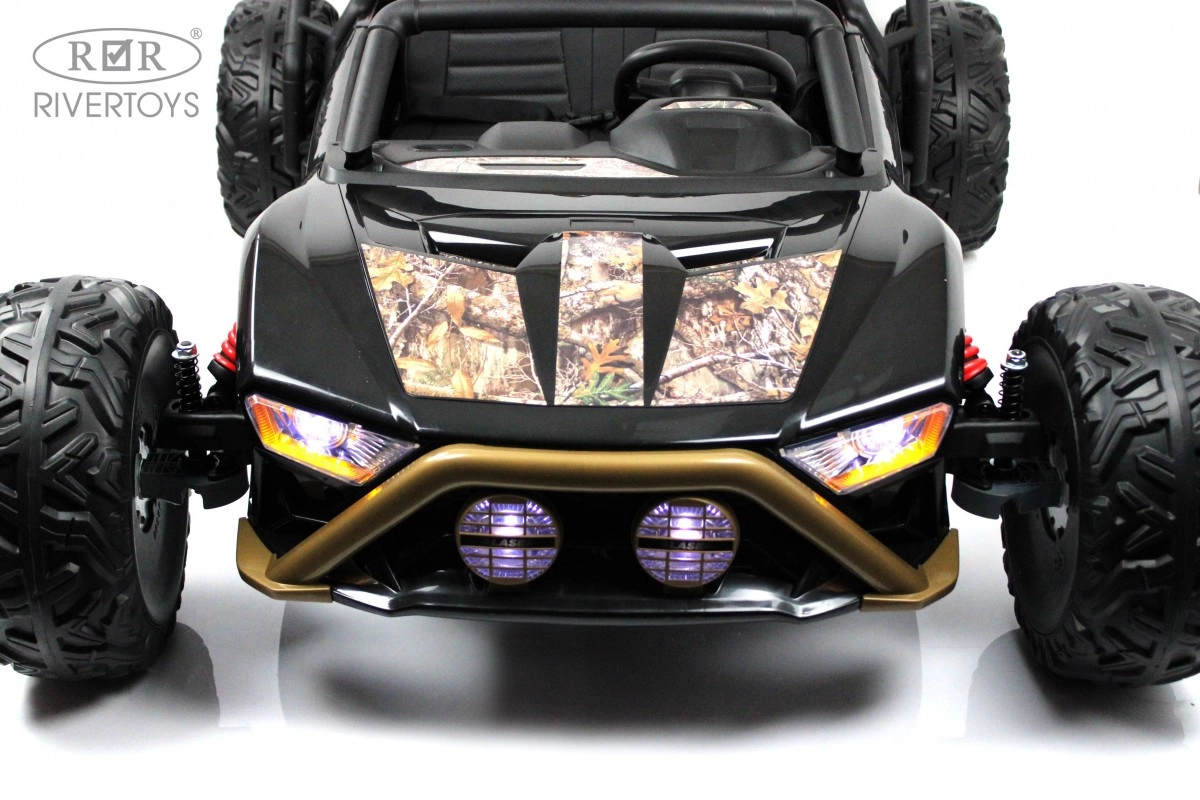 Детский электромобиль RiverToys JS3168 черный 0dkb4gjqvbp4gy8dooiyxjflxqc8bhn0