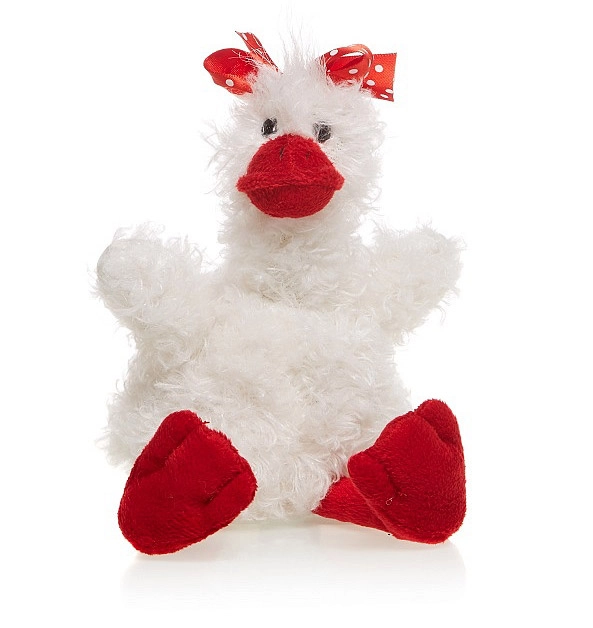 Мягкая игрушка Maxi Toys Утенок Кряк, 15 см Белый с красным клювом 108107107-myagkaya-igrushka-maxi-toys-utenok-kryak-15-sm-belii-s-krasnim-klyuvom