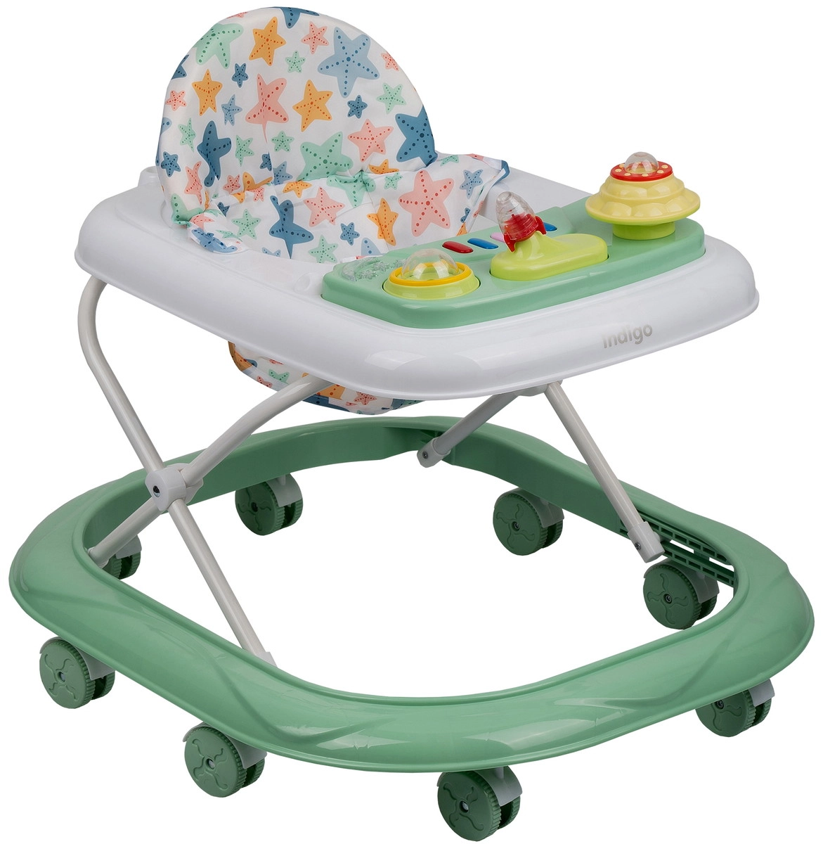 Детские ходунки Indigo Space зеленый 7swld18f6t3gazpumsqohvgixfo90yma