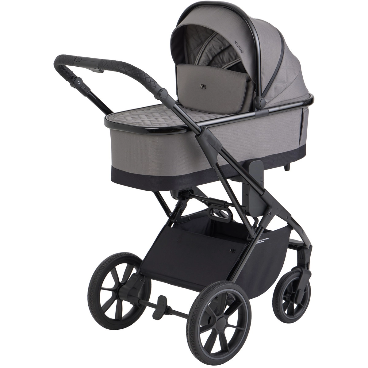 Детская коляска Sweet Baby Massimo SBL 2 в 1 Grey xeujzjx8z4ruu0nyuczop4iee5nw7tqa