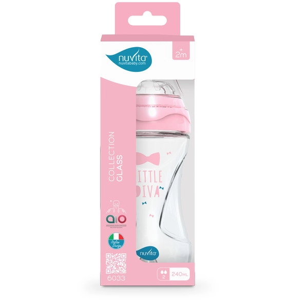Антиколиковая бутылочка Nuvita 6033 Glass Collection 240мл, стекло розовый 9snm4ef5bw9hbhkemh5dijnsiftw5d2i