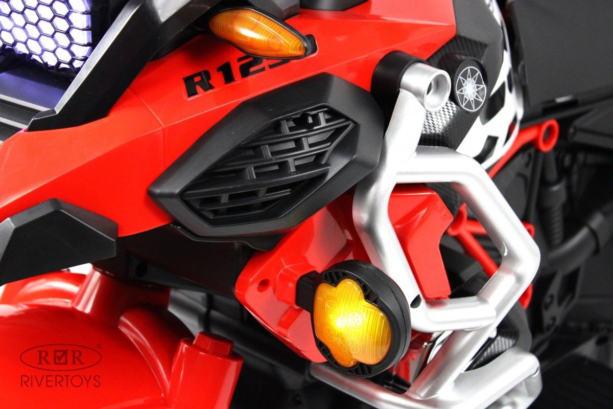 Детский электромотоцикл RiverToys М009БХ красный tfdv90it7tgvrm3qz9t1b3anpb5229ge