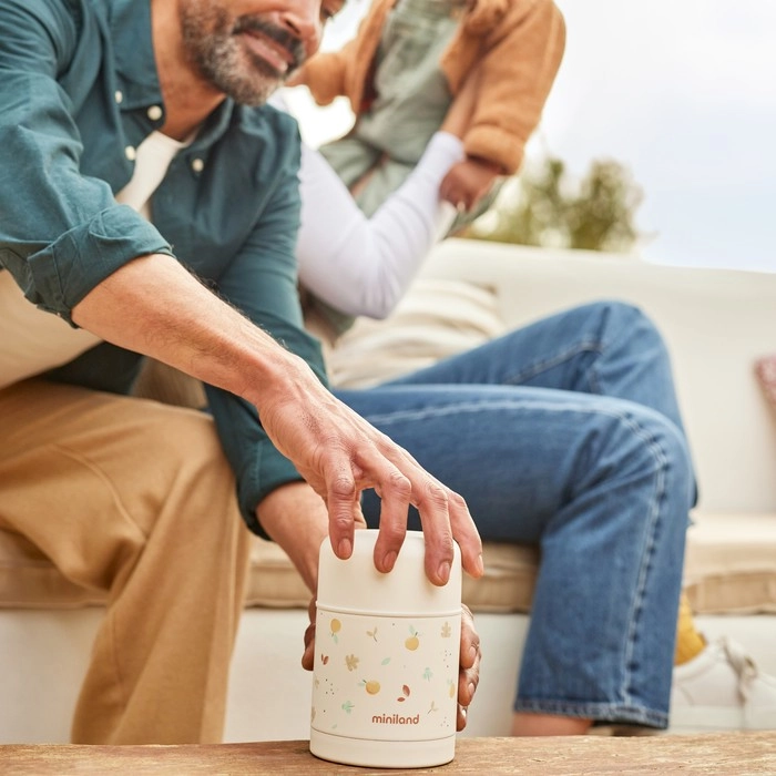 Детский термос для еды Miniland Thermy Valencia 600 мл белый vz1sp02oyz3dgqas12qukkhk5lk58qer