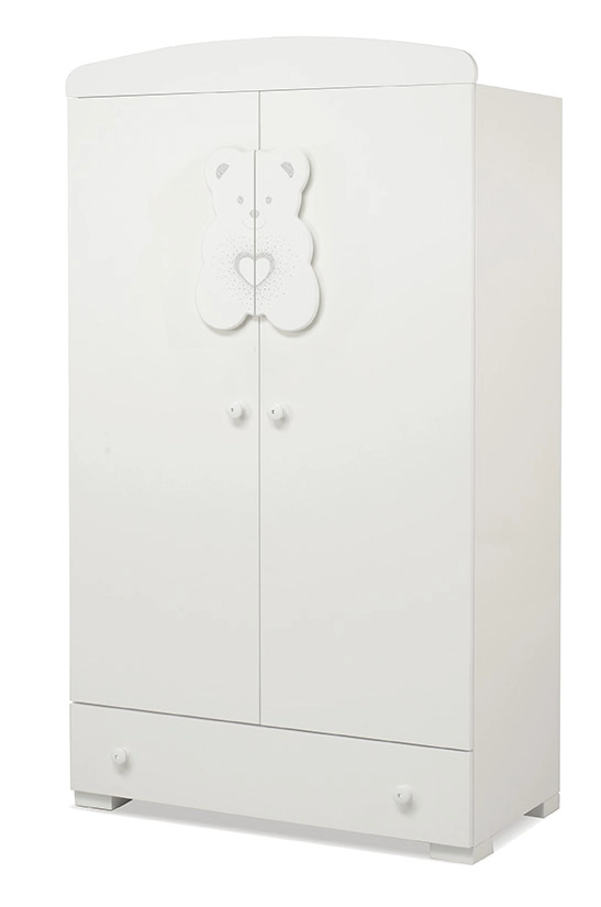 Шкаф двустворчатый Erbesi Tiffany White (белый) 036aaac6a619634636b8810d354cd835