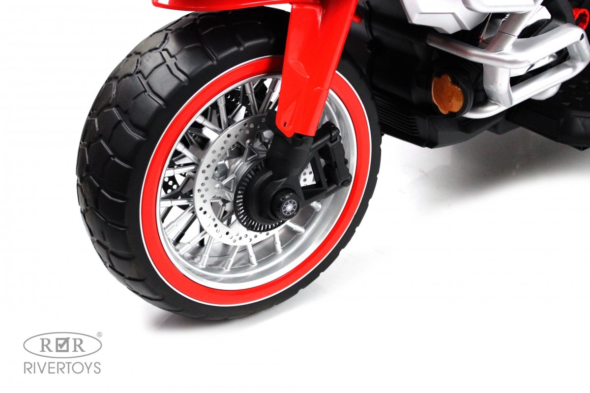 Детский электромотоцикл RiverToys М111БХ красный 999cjjr1tpbt88qvnw3kztd7251ed7tv