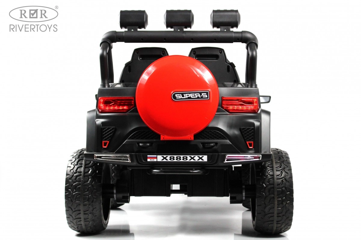 Детский электромобиль RiverToys X888XX красный 1d58k2las2beadjg61u11jmp2eb5wbun