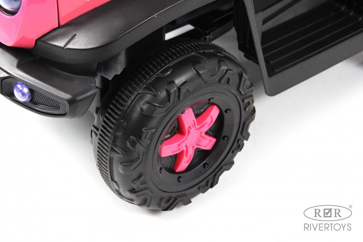 Детский электромобиль RiverToys G003GG розовый otjbel3icbyinfbl11xi4t63iolqeb0q