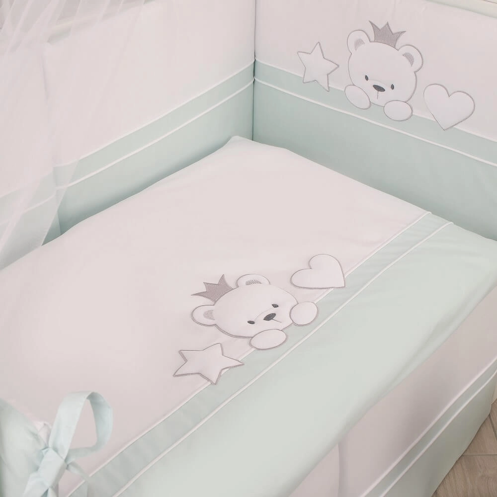 Комплект постельного белья Lepre Miky 6 предметов (125*65) Мятный mhm240drctw0dubqgs7vy5cuhp742759