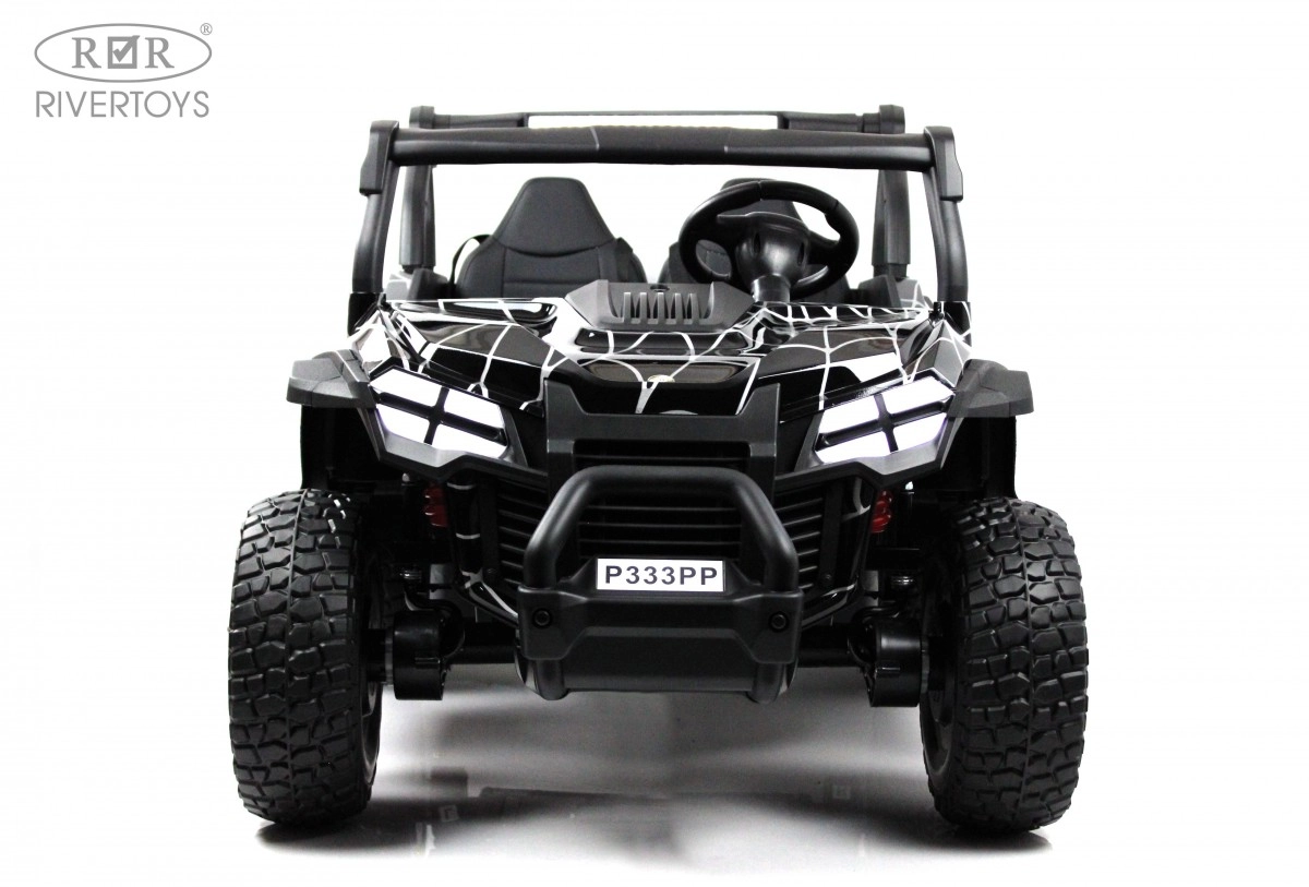 Детский электромобиль RiverToys Buggy P333PP черный Spider 72zl72ff4x6m316os2yyzywo3xx1x33l