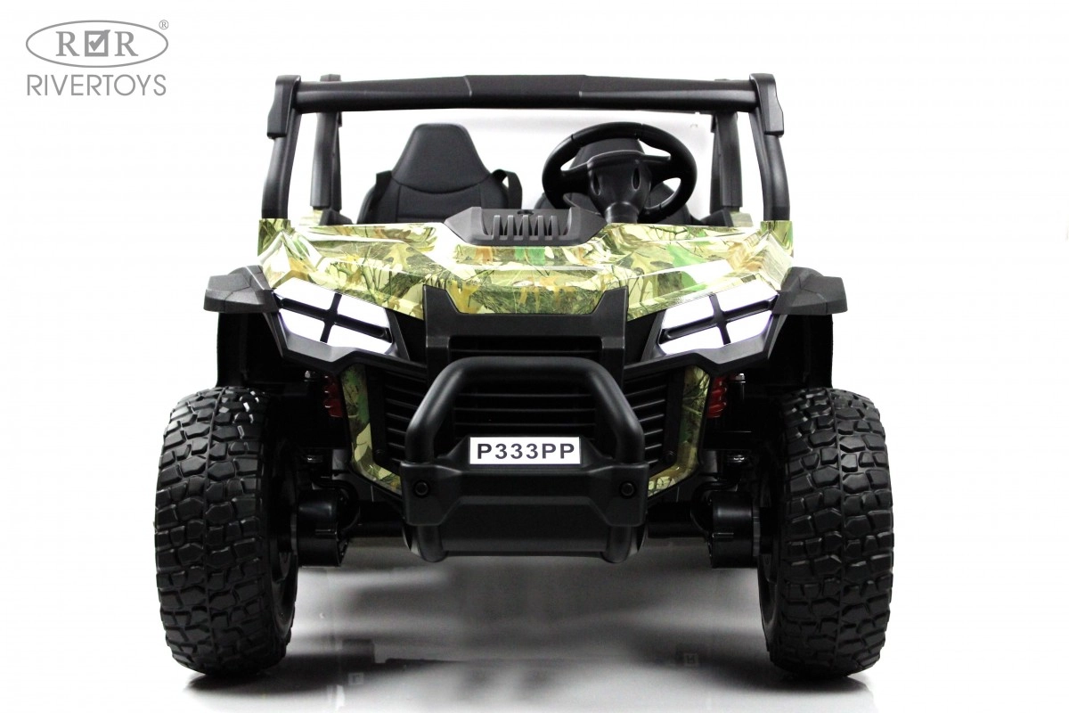 Детский электромобиль RiverToys Buggy P333PP зеленый камуфляж qyisdo8iyyohg8tpzrjds9ab6tcm7ae5