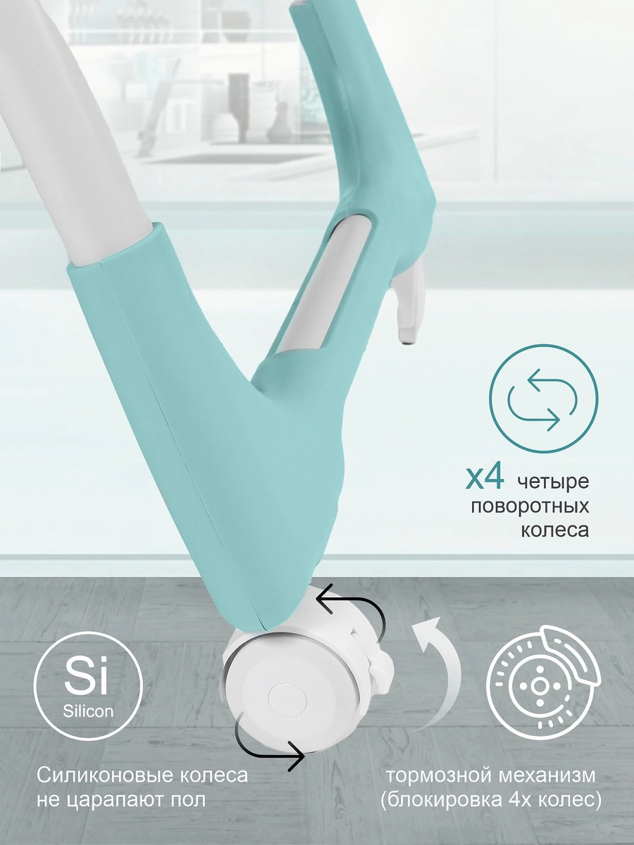 Стульчик для кормления Sweet Baby City Shinny Blue 3m0wkkoauxrpfb2xzoyo3cuwsbuxw621