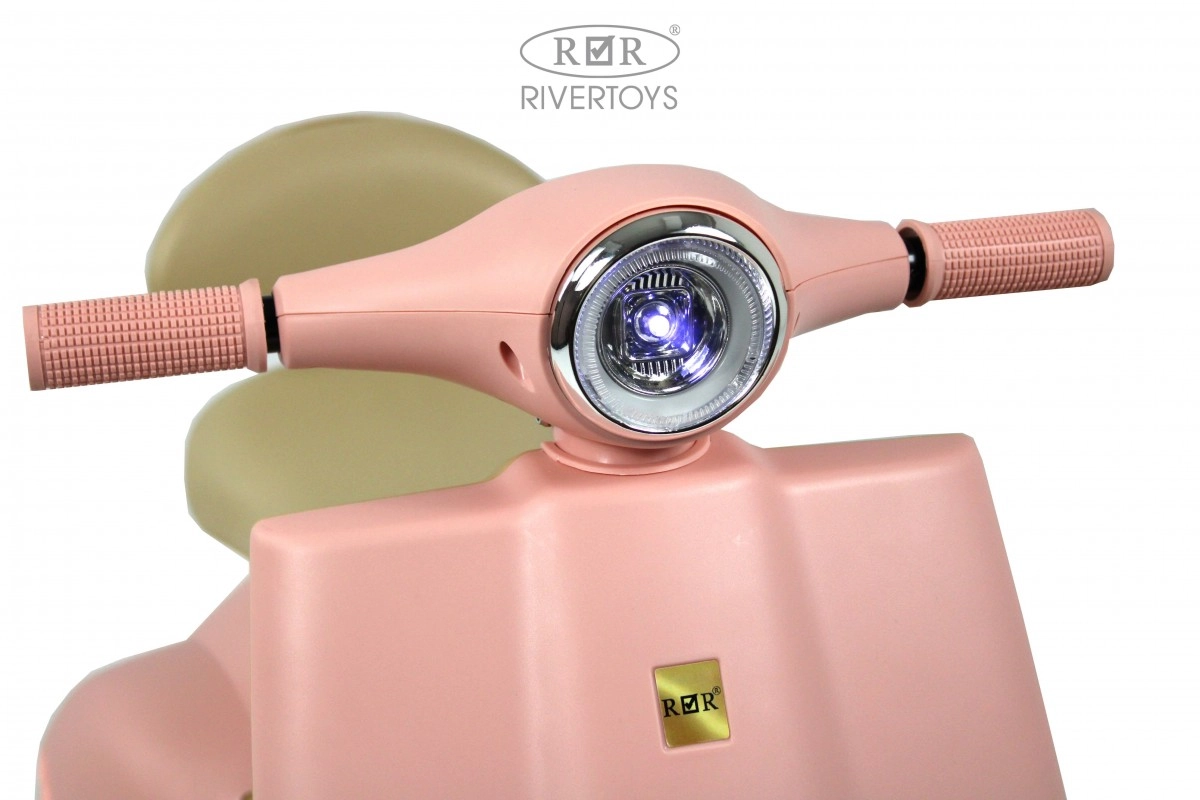 Детский электроскутер RiverToys K777PX-A розовый 9ldpusdjbeqpaupxrnxgdfo5fnrykdbl